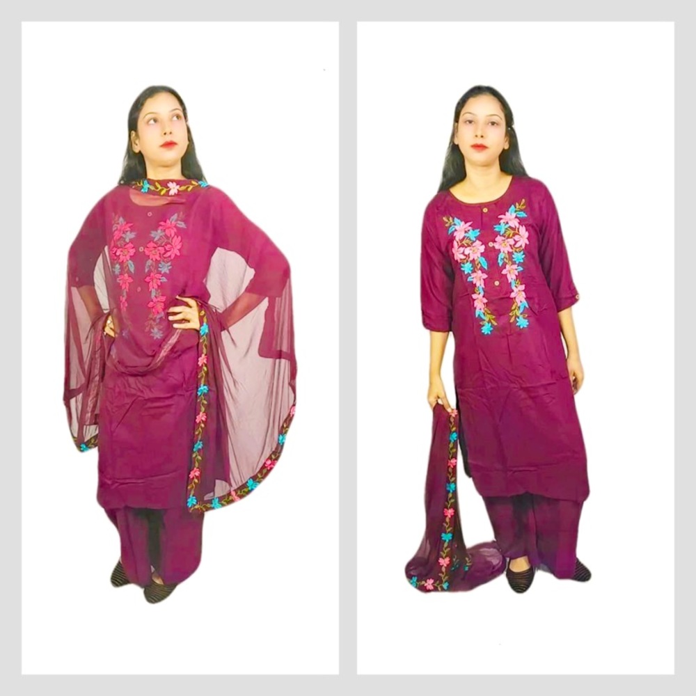 Kurta salwar dupatta- complete set Indian dress - Picture 1 of 6